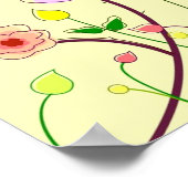 Whimsical Flowers Poster (Hoek)