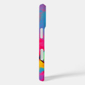 WHIMSICAL FLOWERS roze geel blauw Case-Mate iPhone Case (Achterkant / Rechts)