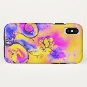WHIMSICAL FLOWERS roze geel paars Case-Mate iPhone Case (Achterkant (horizontaal))
