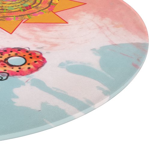 Whimsical Flowers  Snijplank (Hoek)