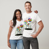 Whimsical Flowers T-shirt (Unisex)