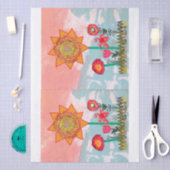 Whimsical Flowers Tissuepapier (Craft)