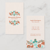 Whimsical Flowers Visitekaartje (Voorkant / Achterkant)