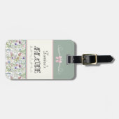 Whimsical Fluit Leerling Instrumenten Hoes Label Bagagelabel (Voorkant horizontaal)