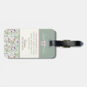 Whimsical Fluit Leerling Instrumenten Hoes Label Bagagelabel (Achterkant horizontaal)