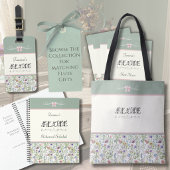 Whimsical Fluit Leerling Instrumenten Hoes Label Bagagelabel