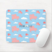 Whimsical Flying Pigs Muismat (Met muis)