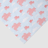 Whimsical Flying Pigs Tissuepapier (Detail)