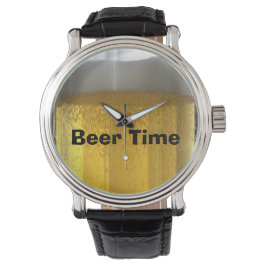 Whimsical Foaming Bier Horloge