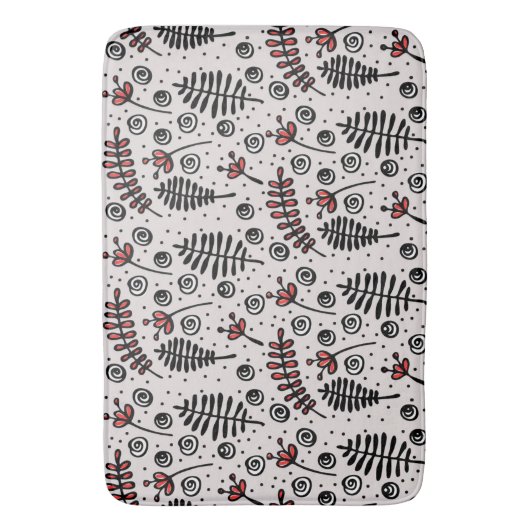 Whimsical Foliage Badmat (Voorkant Verticaal)