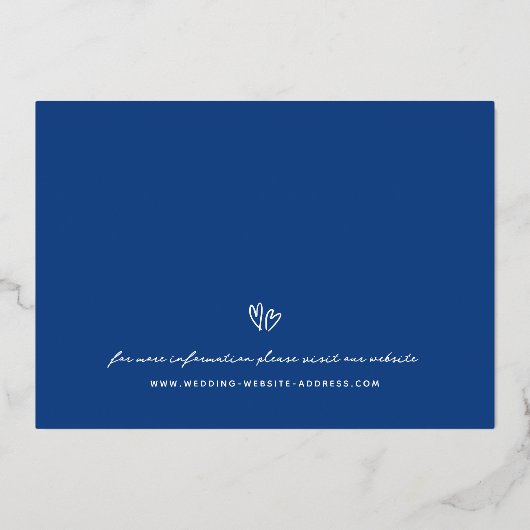 Whimsical Folie foto Opslaan De Datum Aankondiging (Achterkant)