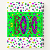 Whimsical Folk Art Girl's Name Raya Notitieboek (Achterkant)