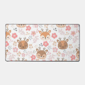 Whimsical Folk Art Hedgehog for Nursery Bureaumat (Voorkant)