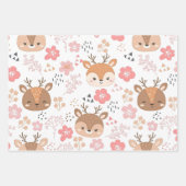 Whimsical Folk Art Hedgehog for Nursery Inpakpapier Vel (Voorkant 3)