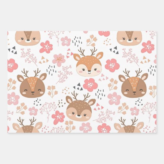 Whimsical Folk Art Hedgehog for Nursery Inpakpapier Vel (Voorkant 2)