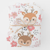 Whimsical Folk Art Hedgehog for Nursery Inpakpapier Vel (In situ)