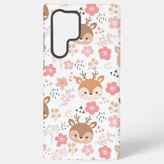 Whimsical Folk Art Hedgehog for Nursery Samsung Galaxy Hoesje (Achterkant)