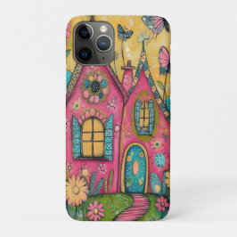 Whimsical Folk Art Houses Case-Mate iPhone Case