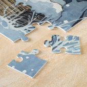 Whimsical Folk Village Kerstmis Legpuzzel (Zijkant)