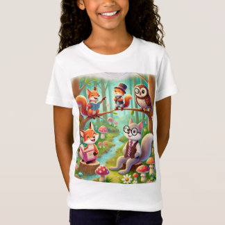 Whimsical Forest Adventure T-shirt