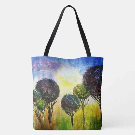 Whimsical Forest All-Over-Print Tas (Achterkant)
