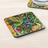 Whimsical Forest Animals Art Bier Onderzetter (Linkerzijde)