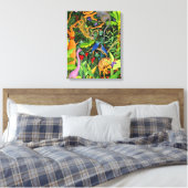 Whimsical Forest Animals Art Canvas Afdruk (Insitu (Slaapkamer))