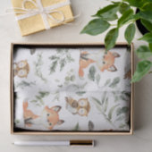 Whimsical Forest Animals Sage Greenery Tissuepapier (Geschenk)