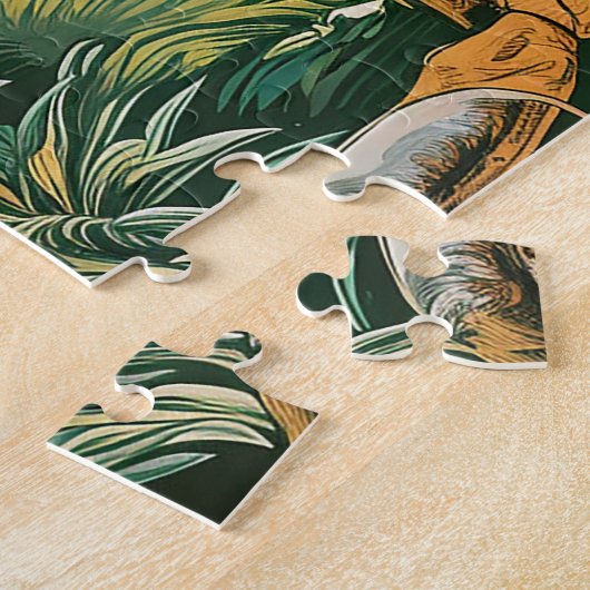 Whimsical Forest beroemd gemaakt door Shakespeare Legpuzzel (Zijkant)