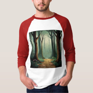 Whimsical Forest en Verborgen Sprookjesdeur - Natu T-shirt