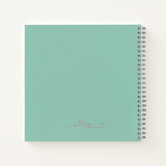 Whimsical Forest Enchanted Dreams-patroon Notitieboek (Achterkant)