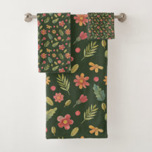 Whimsical Forest Flowers & Leaves