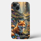 Whimsical Forest Fox iPhone / iPad Case (Achterkant)
