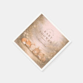 Whimsical Forest Friends Baby Shower Servet (Hoek)