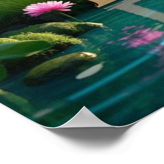 Whimsical Forest Garden voor Moederdag Poster (Hoek)