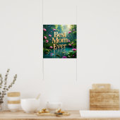 Whimsical Forest Garden voor Moederdag Poster (Keuken)