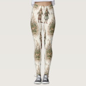 Whimsical Forest Gnomes & Botanical (1) Leggings (Voorkant)