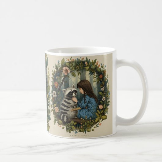 Whimsical Forest Koffiemok – “Alice & de Stille (Rechts)