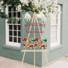 Whimsical Forest Mushroom Baby shower Welkom