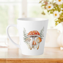 Whimsical Forest Mushroom  Boerderij Latte Mok
