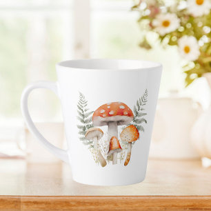 Whimsical Forest Mushroom Boerderij Latte Mok