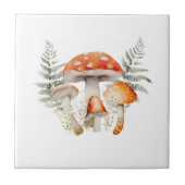 Whimsical Forest Mushroom  Boerderij Tegeltje (Voorkant)