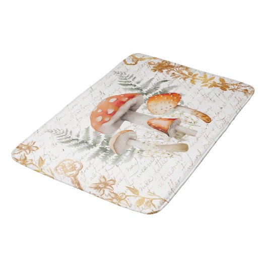 Whimsical Forest Mushroom  letter Boerderij Badmat (Gekanteld)