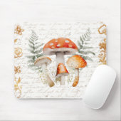 Whimsical Forest Mushroom  letter Boerderij Muismat (Met muis)