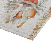 Whimsical Forest Mushroom  letter Boerderij Snijplank (Hoek)