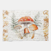 Whimsical Forest Mushroom  letter Boerderij Theedoek (Horizontaal)