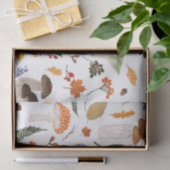 Whimsical Forest Mushrooms Waterverf Tissuepapier (Geschenk)