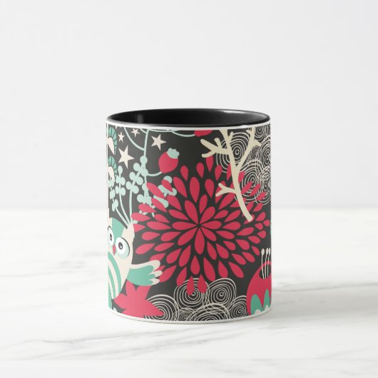 Whimsical Forest Owl Mok (Midden)