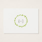 Whimsical Forest Raccoons Rustieke Gift Labels / K Visitekaartjes (Achterkant)