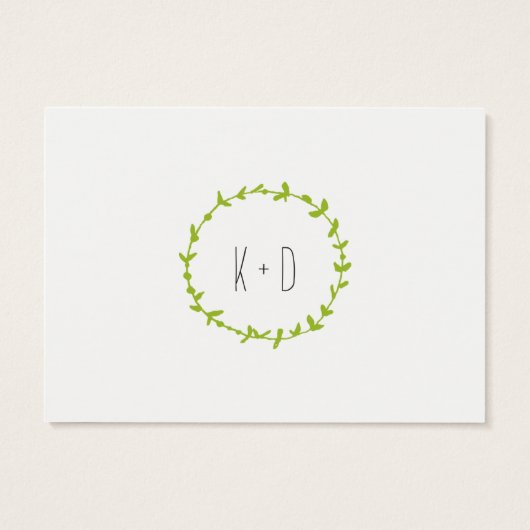 Whimsical Forest Raccoons Rustieke Gift Labels / K Visitekaartjes (Achterkant)